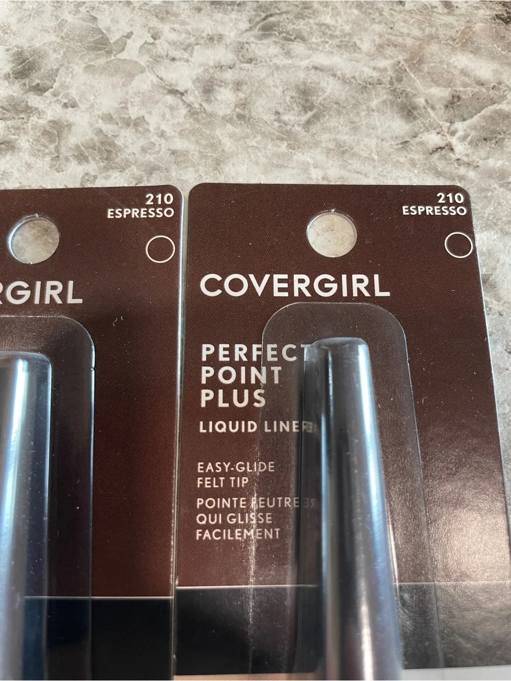 COVERGIRL Perfect Point Plus Liquid Liner - Espresso Brown (210)- 2 New